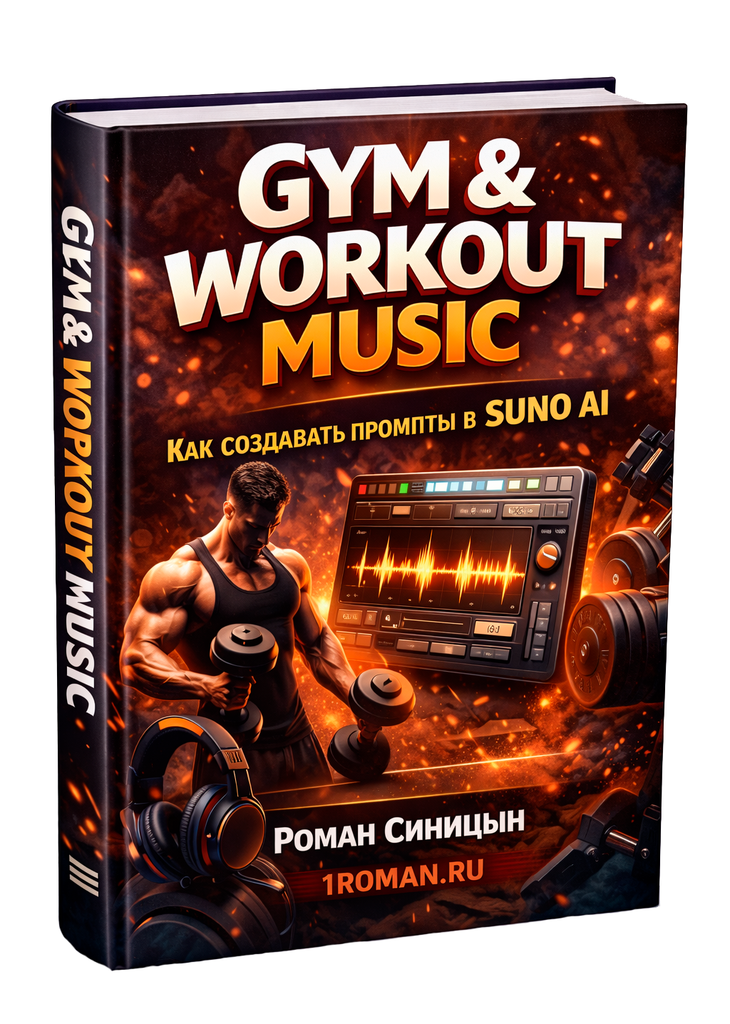 Книга «Gym & Workout Music» — промпты Suno AI для тренировок